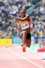 Kimberley Williams in the triple jump, 2012 Samsung Diamond League, Crystal Palace, London.